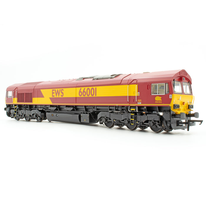 Class 66 - EWS Maroon - 66001 - DCC Sound Fitted