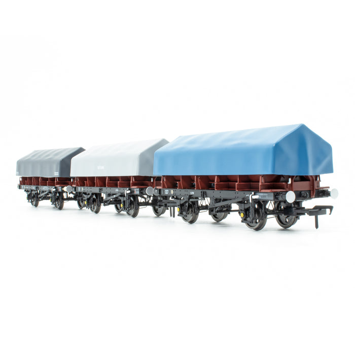 BR Coil A/SFW Steel Wagon TOPS Bauxite - Pack E