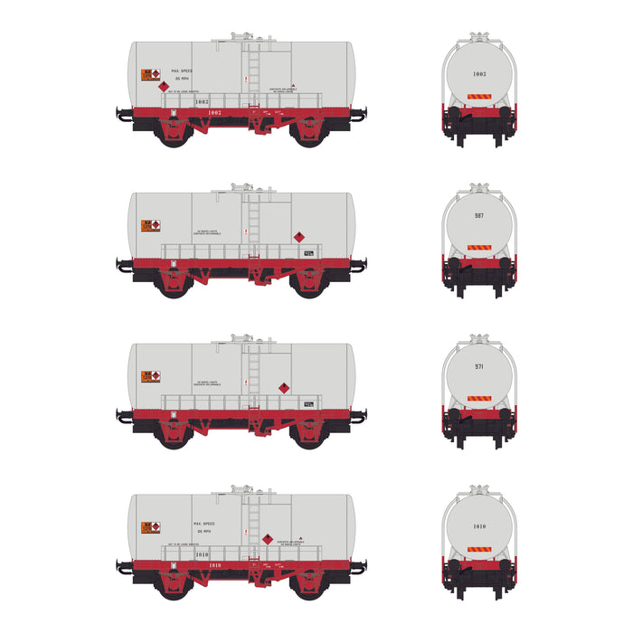 CIÉ Esso Tank Wagon - Quad Pack - Pack 1