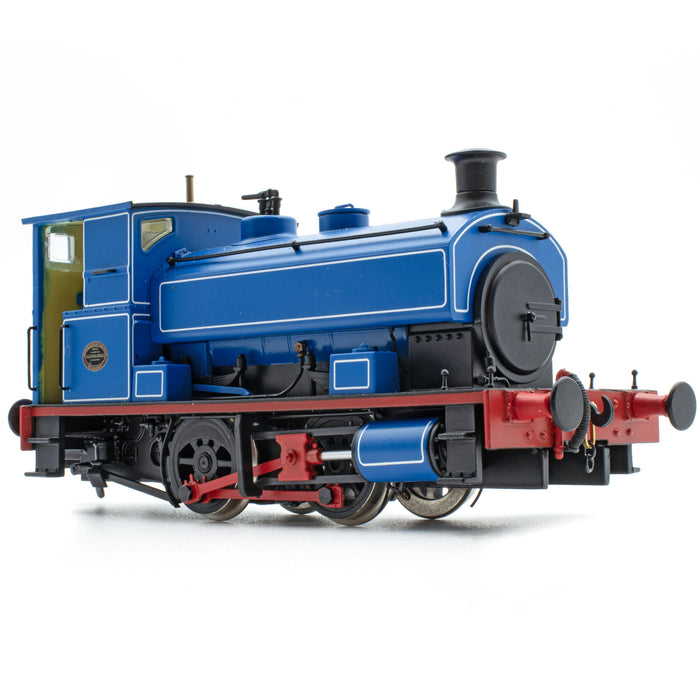 Andrew Barclay 0-4-0ST 14" in lined light blue - unnumbered