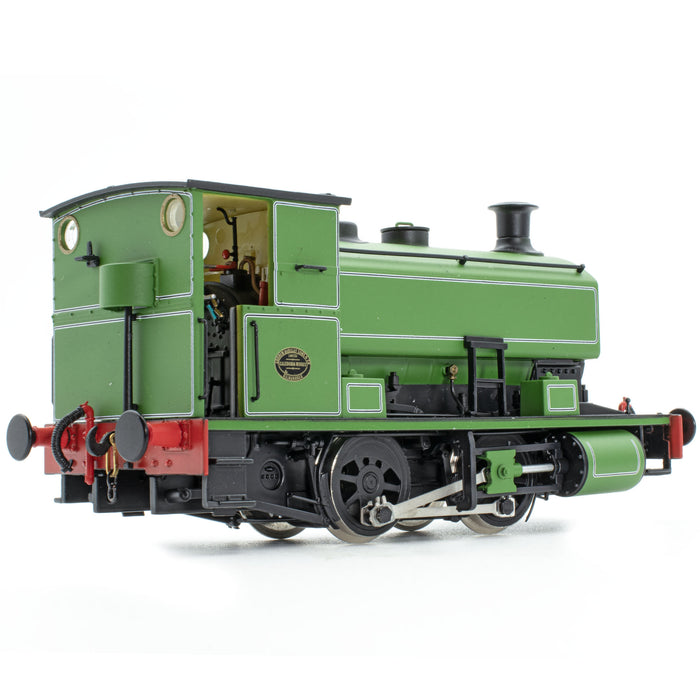 Andrew Barclay 0-4-0ST 16" in lined apple green - unnumbered