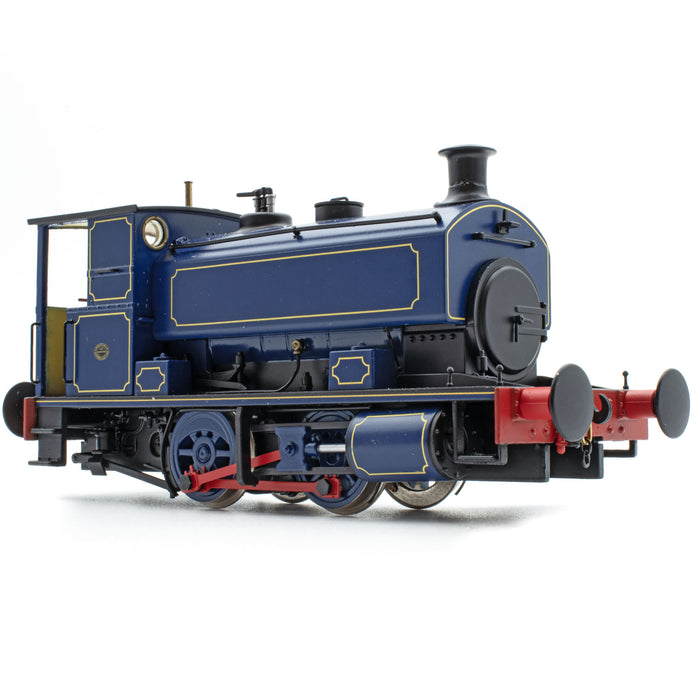 Andrew Barclay 0-4-0ST 16" in lined dark blue - unnumbered