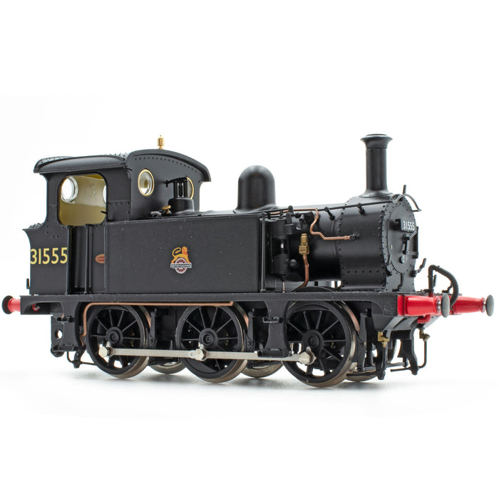 SECR P Class 0-6-0T 31555 in BR black with early emblem