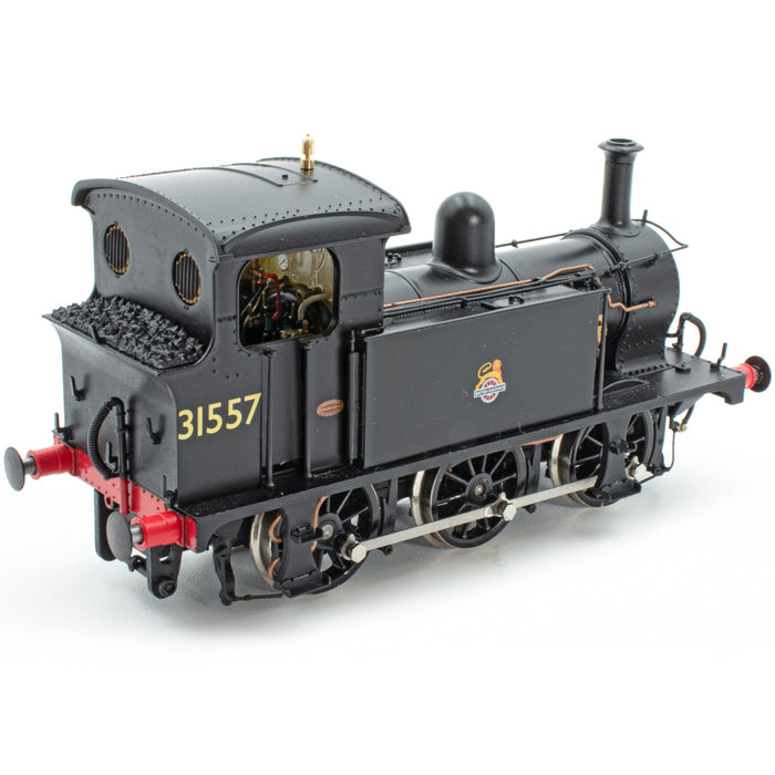 SECR P Class 0-6-0T 31557 in BR black with early emblem