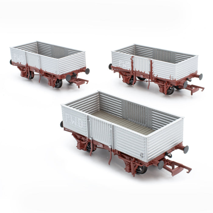 CIÉ 12T Corrugated Open Wagon - Roundel - Permanent Way - Pack 1