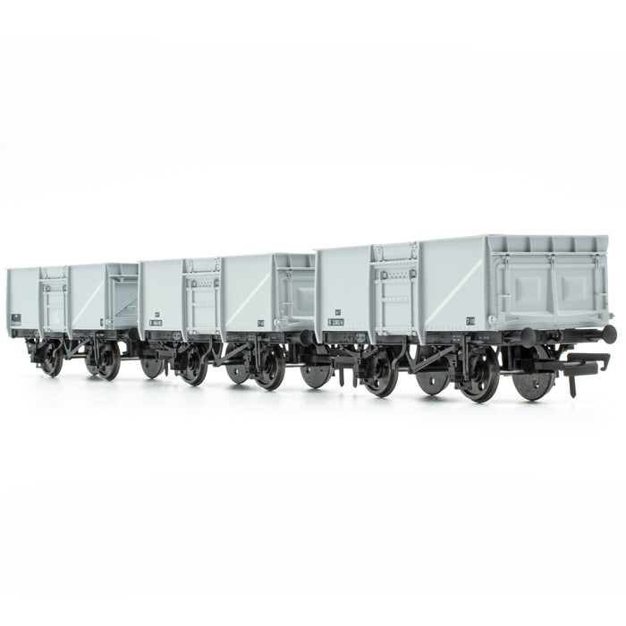 BR 16T Mineral - 1/109 - BR Freight Grey (Original text on black panels) - Pack G