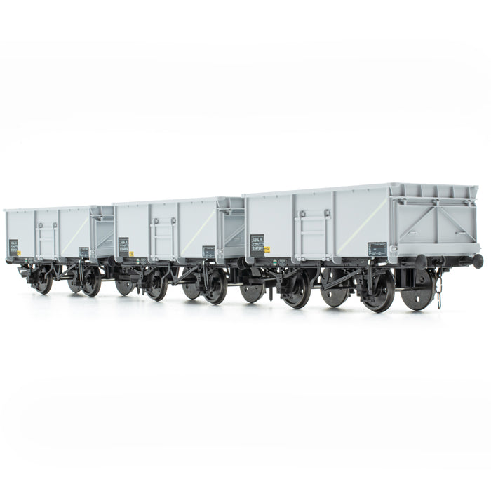 BR 16T Mineral - COAL 16 (Rebody) - BR Freight Grey (Pre-TOPS COAL 16) - Pack O