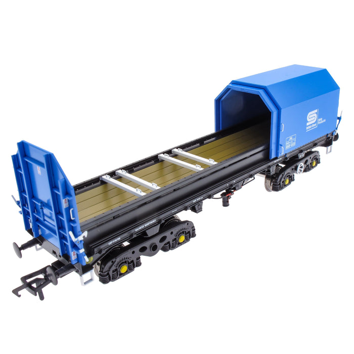 JSA Bogie Covered Steel Wagon Twin Pack - British Steel 1