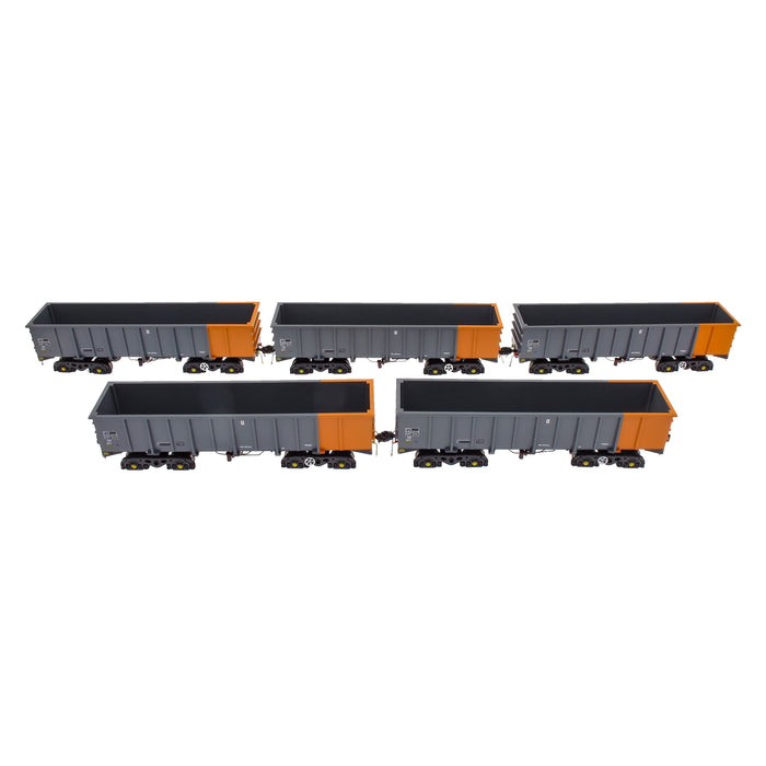 PTA/JUA Bogie Tippler Pack - British Steel Grey & Orange (Inner)