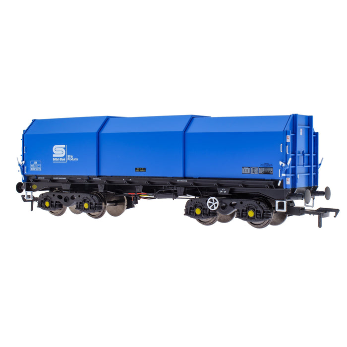 JSA Bogie Covered Steel Wagon Twin Pack - British Steel 3