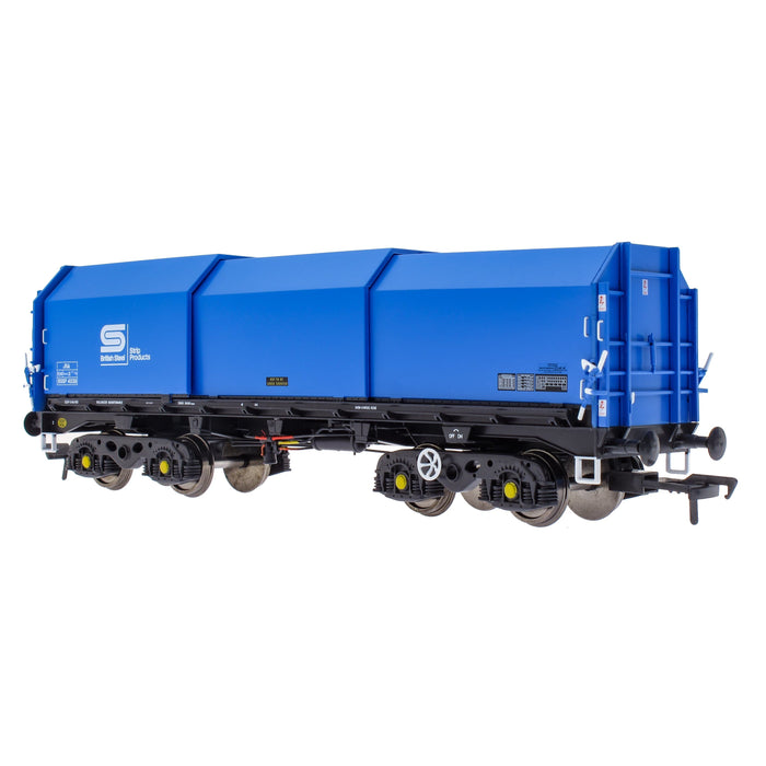 JSA Bogie Covered Steel Wagon Twin Pack - British Steel 2