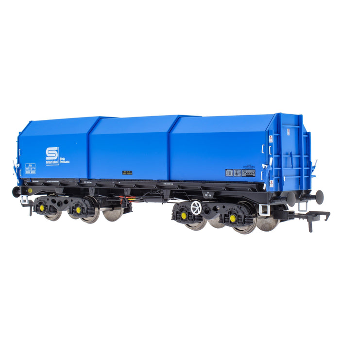 JSA Bogie Covered Steel Wagon Twin Pack - British Steel 1