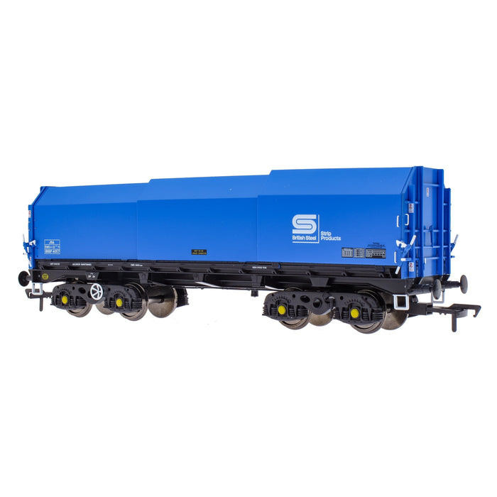 JSA Bogie Covered Steel Wagon Twin Pack - British Steel 3