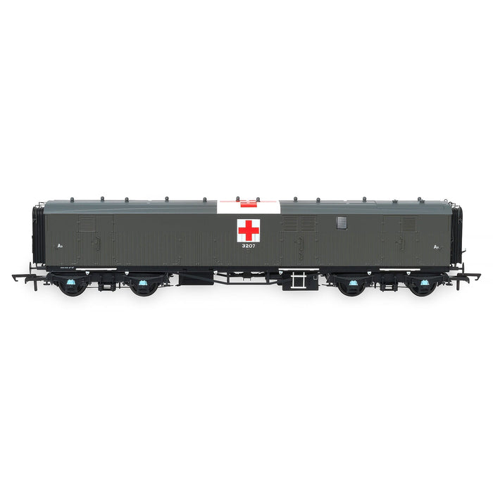 Siphon G - Ex-Dia. O.33 Overseas Ambulance Train No.32 Ward Car - Olive Green (c/w Red Cross): A5 3207