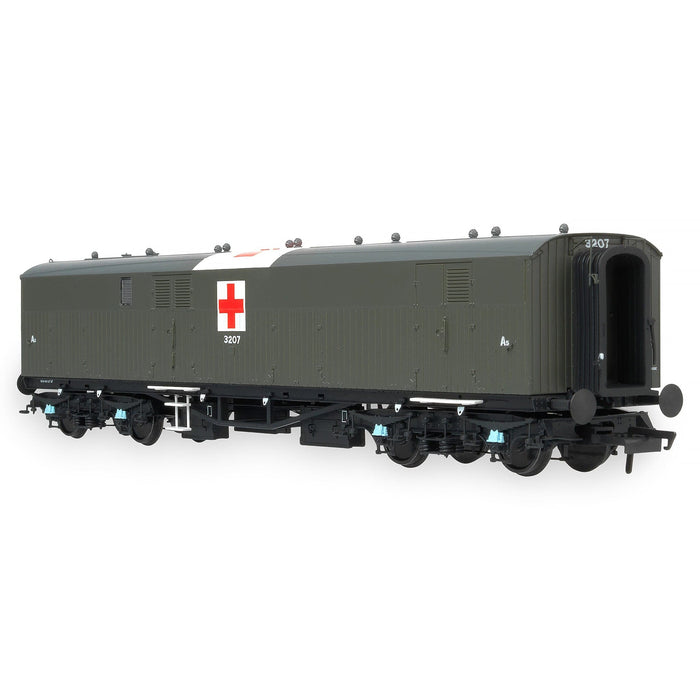 Siphon G - Ex-Dia. O.33 Overseas Ambulance Train No.32 Ward Car - Olive Green (c/w Red Cross): A5 3207