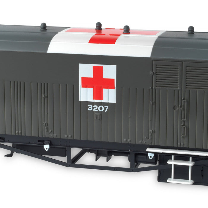 Siphon G - Ex-Dia. O.33 Overseas Ambulance Train No.32 Ward Car - Olive Green (c/w Red Cross): A5 3207