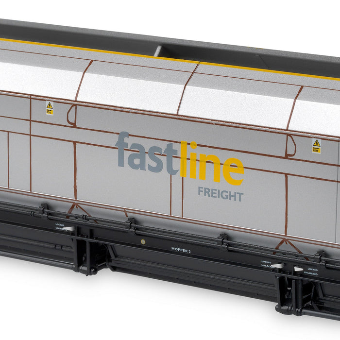 HYA Bogie Hopper Wagon - Fastline Freight - Twin Pack 1