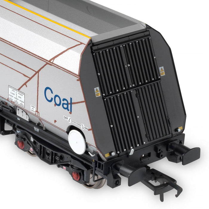 HYA Bogie Hopper Wagon - GBRf Coal Branding - Pack 1