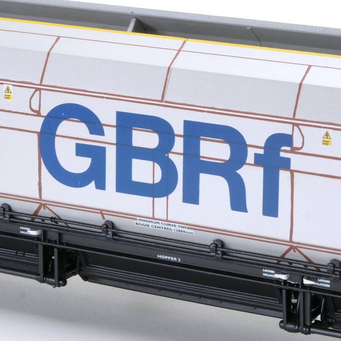 HYA Bogie Hopper Wagon - GBRf Coal Branding - Pack 3