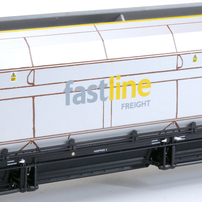 HYA Bogie Hopper Wagon - Fastline Freight / GE - Twin Pack 3