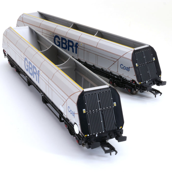 HYA Bogie Hopper Wagon - GBRf Coal Branding - Pack 2