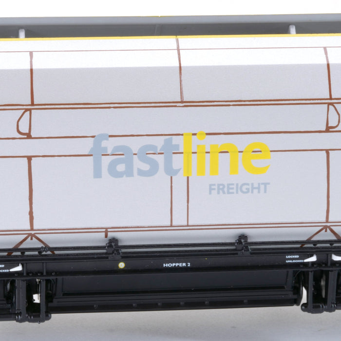 HYA Bogie Hopper Wagon - Fastline Freight / GE - Twin Pack 2