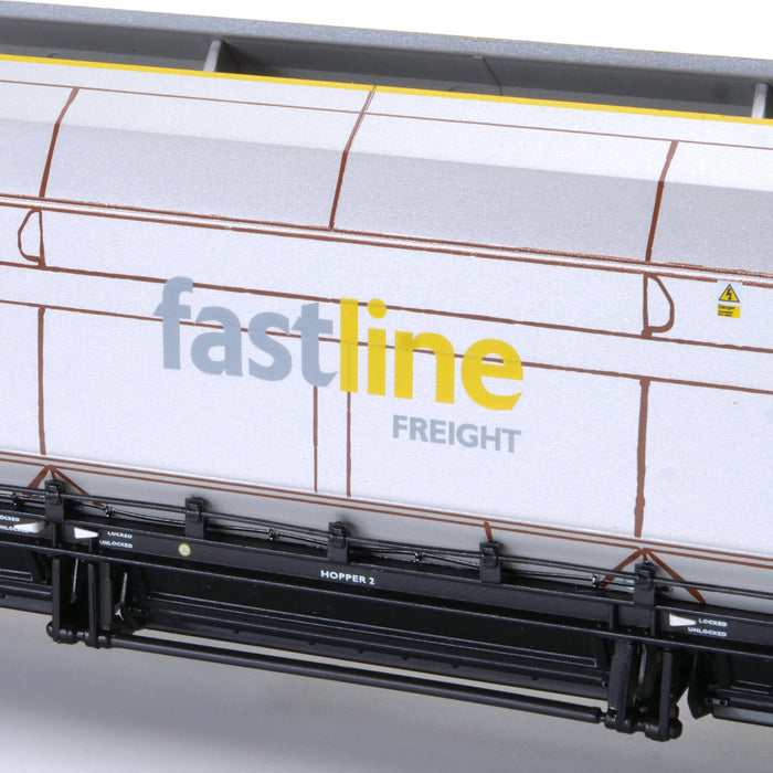 HYA Bogie Hopper Wagon - Fastline Freight / GE - Twin Pack 2