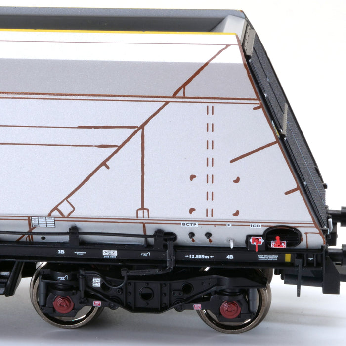 HYA Bogie Hopper Wagon - Fastline Freight / GE - Twin Pack 2