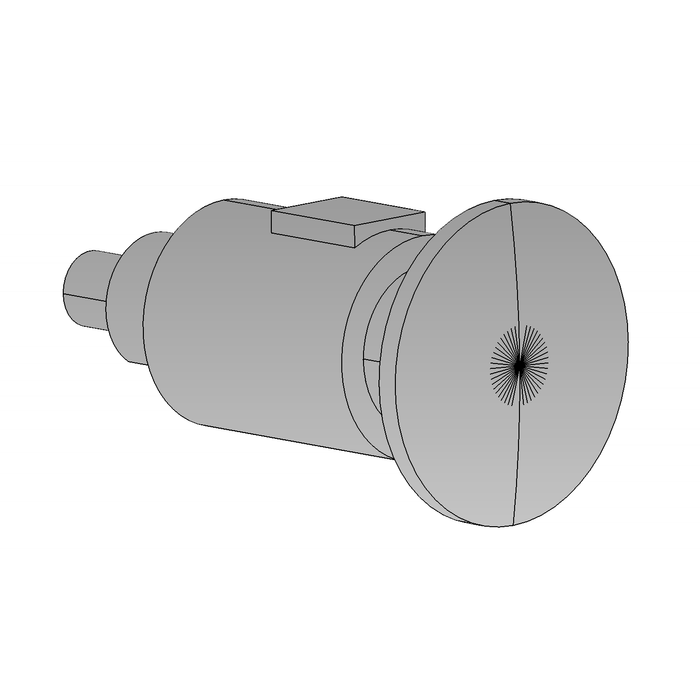 BR Heavy Duty/Self-Contained 13" Diameter Wagon Buffers in O Scale